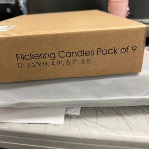 Flickering Flameless Candles with 10-Key Timer Remote